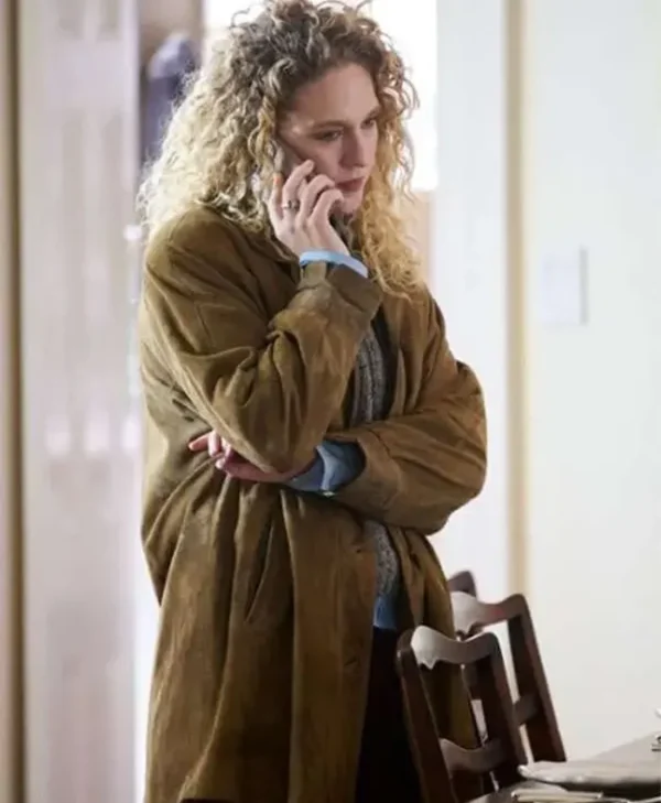 Clare Hollingsworth Line of Fire Suede Leather Jacket
