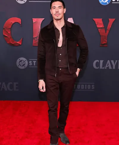 Clayface Premiere Lewis Tan Suede Jacket