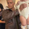 Cody Rhodes UFC 332 Brown Leather Bomber