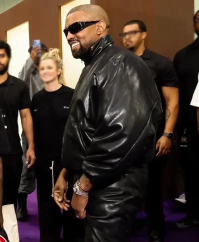ComplexCon Kanye West Black Leather Jacket