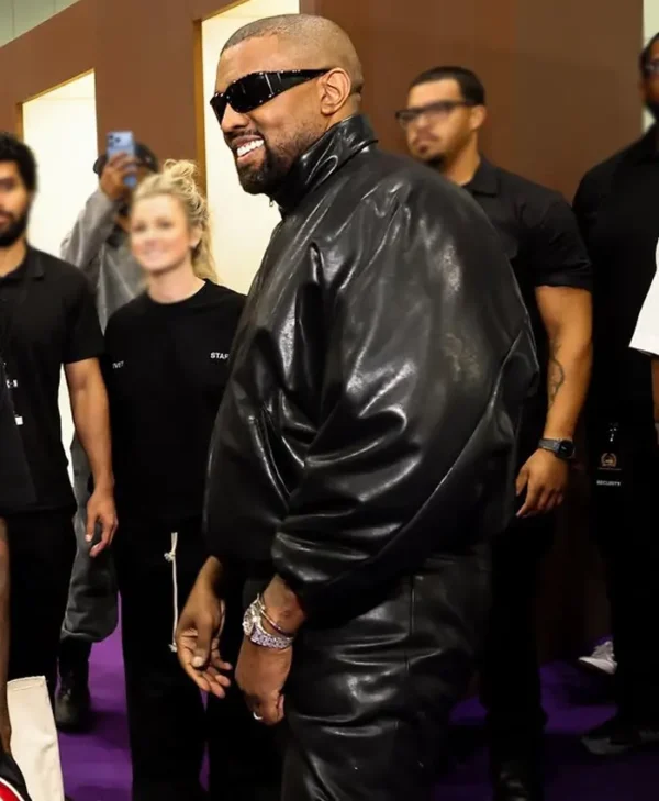 ComplexCon Kanye West Black Leather Jacket