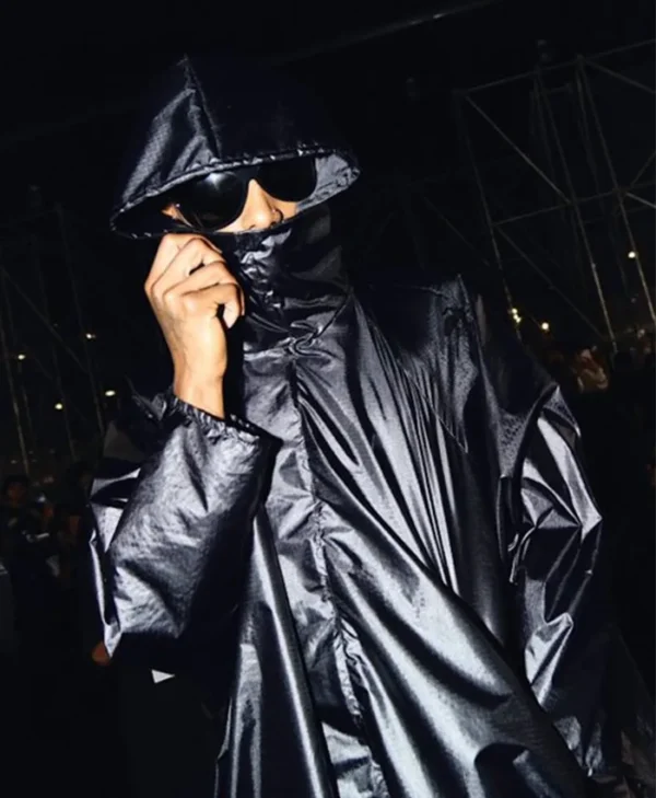 ComplexCon Playboi Carti Black Hooded Coat