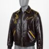 Concrete Boys x Nike Crocodile Textured Leather Jacket