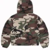 Corteiz London Streetwear Black Down Jacket