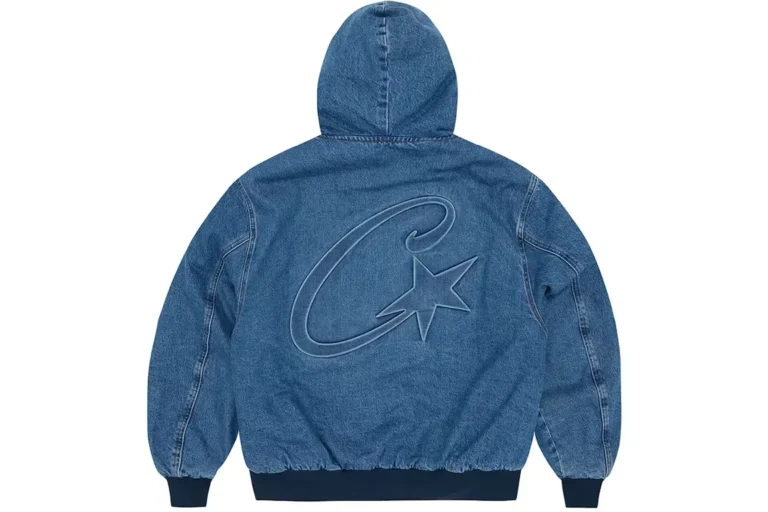 Corteiz Nike Denim Jacket Hooded Coat