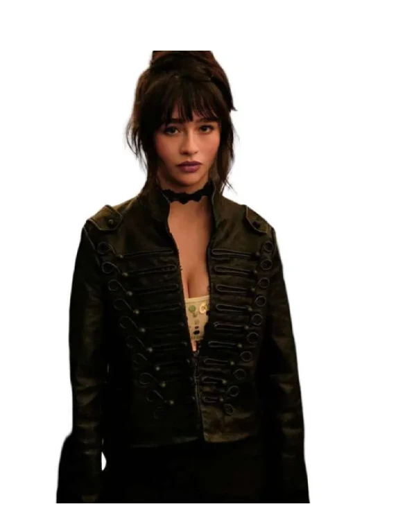 Coven Academy Briar Black Leather Jacket
