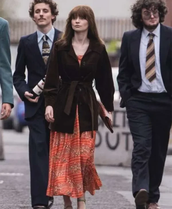 Cushla Lavery Trespasses Brown Wool Coat