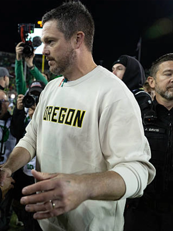 Dan Lanning Oregon Ducks Green Fleece Sweatshirt
