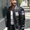 Dancing With The Stars Mark Ballas Black Varsity Jacket