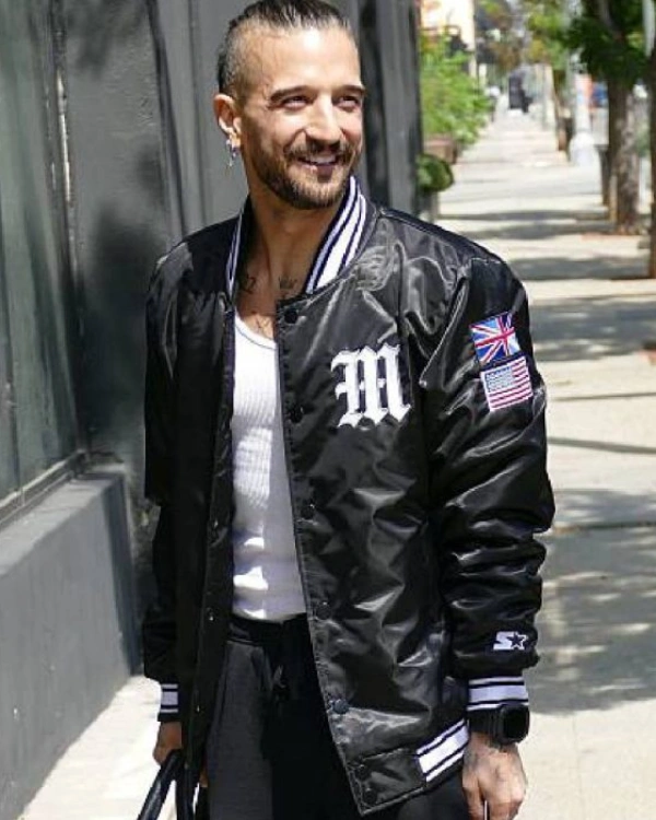 Dancing With The Stars Mark Ballas Black Varsity Jacket