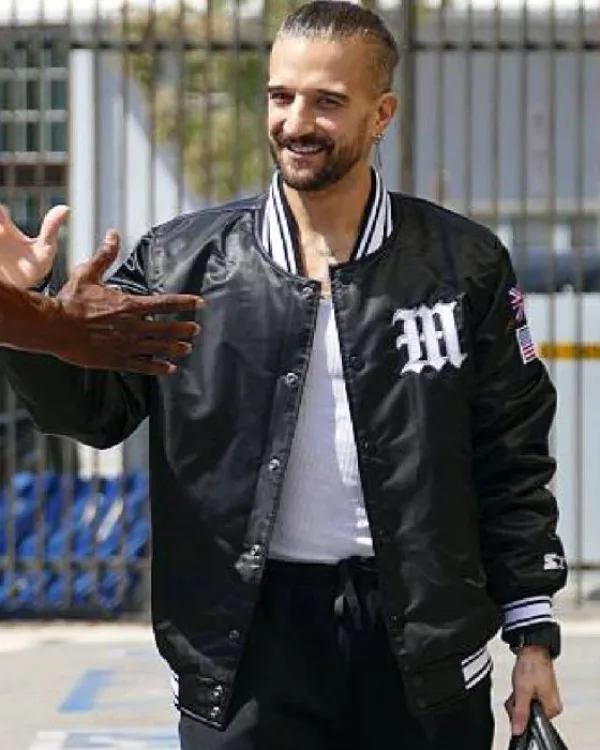 Dancing With The Stars Mark Ballas Black Varsity Jacket