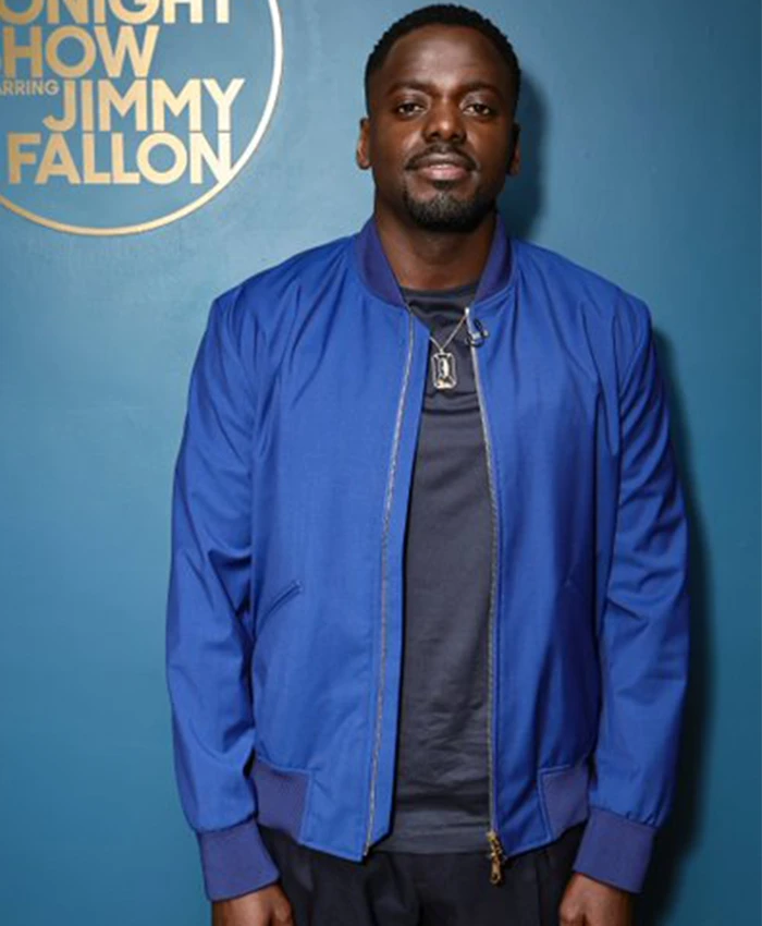 Daniel Kaluuya Tonight Show Blue Satin Jacket