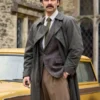 Declan O Hara Rivals Grey Trench Coat