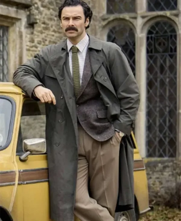 Declan O Hara Rivals Grey Trench Coat