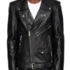 Deebo Samuel Sr Pregame Black Leather Jacket