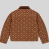 Denim Tears Cotton Wreath Brown Canvas Jacket