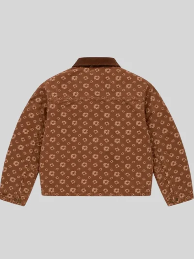 Denim Tears Cotton Wreath Brown Canvas Jacket