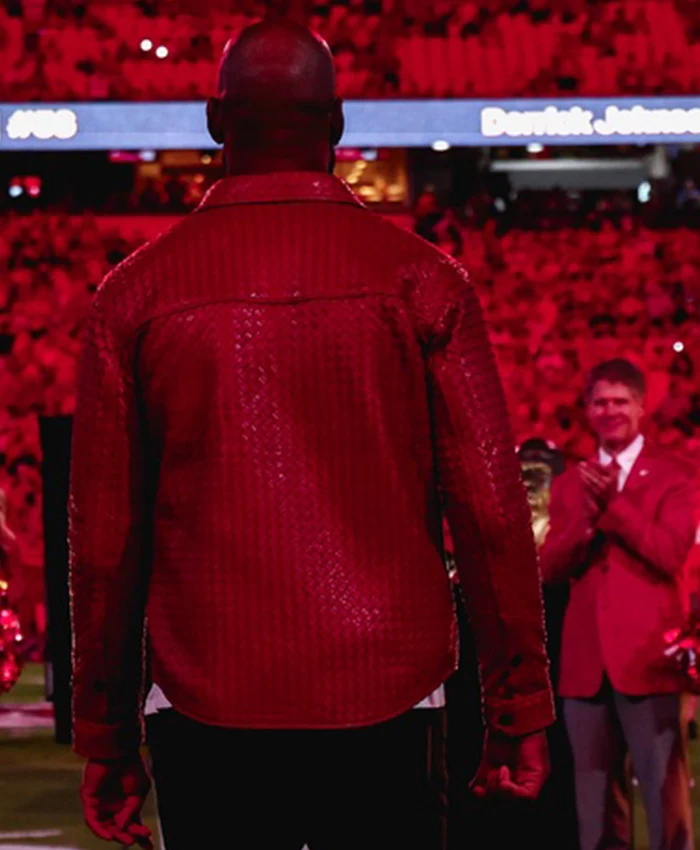 Derrick Johnson KC Chiefs Hall of Fame Red Jacket