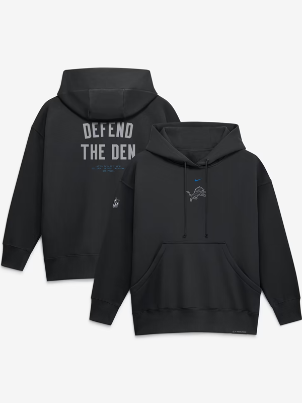 Detroit Lions 2026 Rivalries Black Hoodie