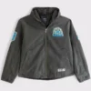 Detroit Lions Abercrombie & Fitch Workwear Hooded Bomber Jacket