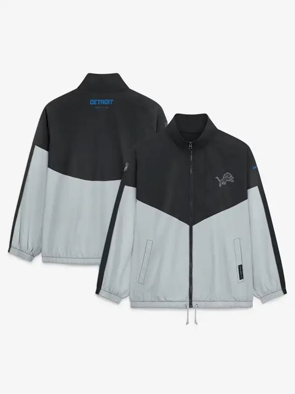 Detroit Lions Nike 2026 Rivalries Oversized Full Zip Jacket