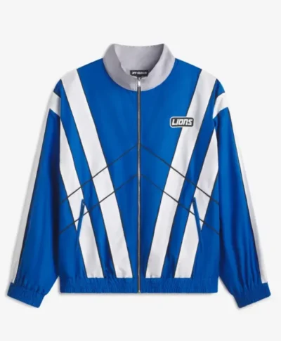 Detroit Lions Off Season x NFL Blue Windbreaker Jacket