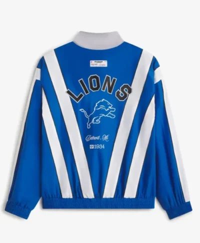 Detroit Lions Off Season x NFL Blue Windbreaker Jacket