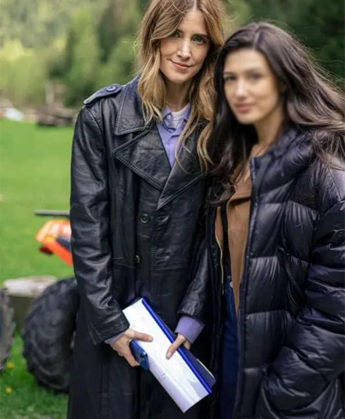 Didi Anderson The Handler Black Leather Coat