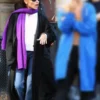 Die Alive Set Zoë Kravitz Black Coat