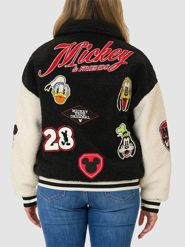 Disney Costco Fleece Varsity Jacket