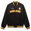 Disney Powerline Black Varsity Jacket