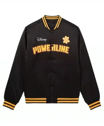 Disney Powerline Black Varsity Jacket