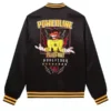 Disney Powerline Black Varsity Jacket