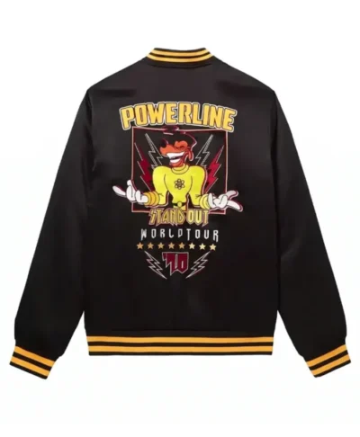Disney Powerline Black Varsity Jacket