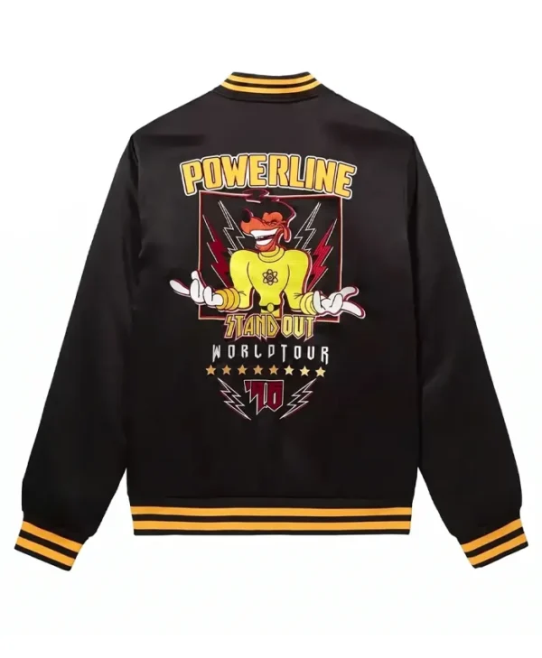 Disney Powerline Black Varsity Jacket