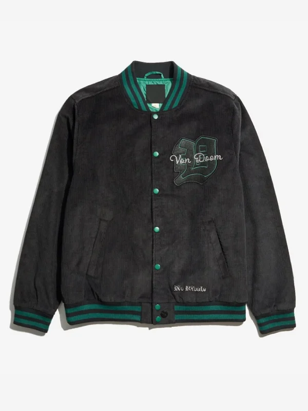 Doctor Doom Corduroy Varsity Jacket