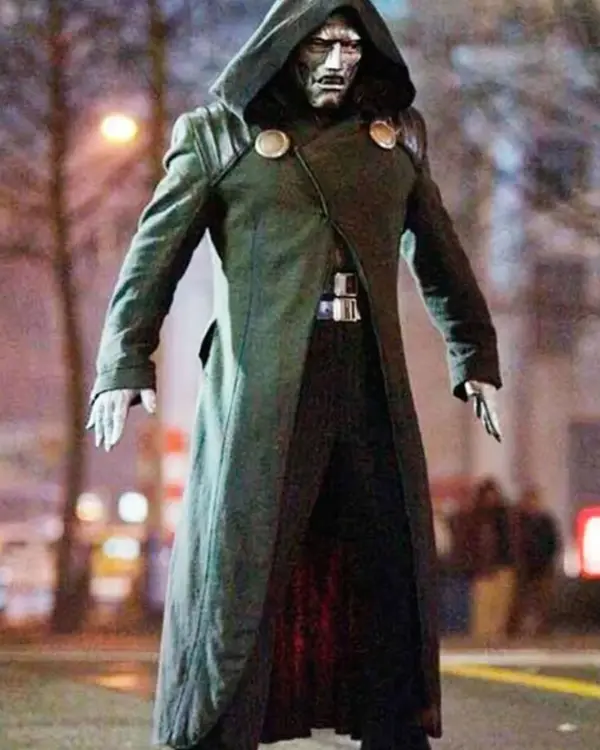 Doctor Doom Fantastic Four Green Cosplay Coat