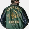 Doctor Doom Supreme Ruler Without Rival Green Varsity Jacket