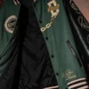 Doctor Doom Wool Leather Letterman Jacket