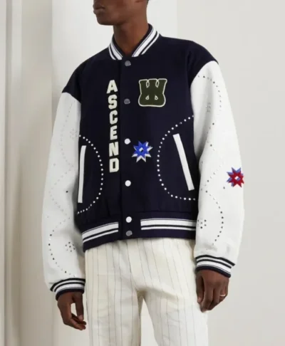 Don Toliver Blue Varsity Jacket