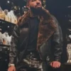 Drake Jewelry Show Off Room Shearling Leather Jacket