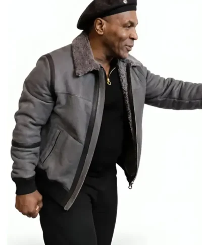 Dublin Mike Tyson Shearling Leather Jacket