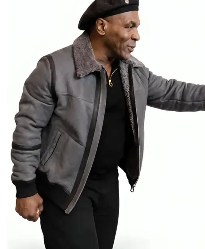 Dublin Mike Tyson Shearling Leather Jacket