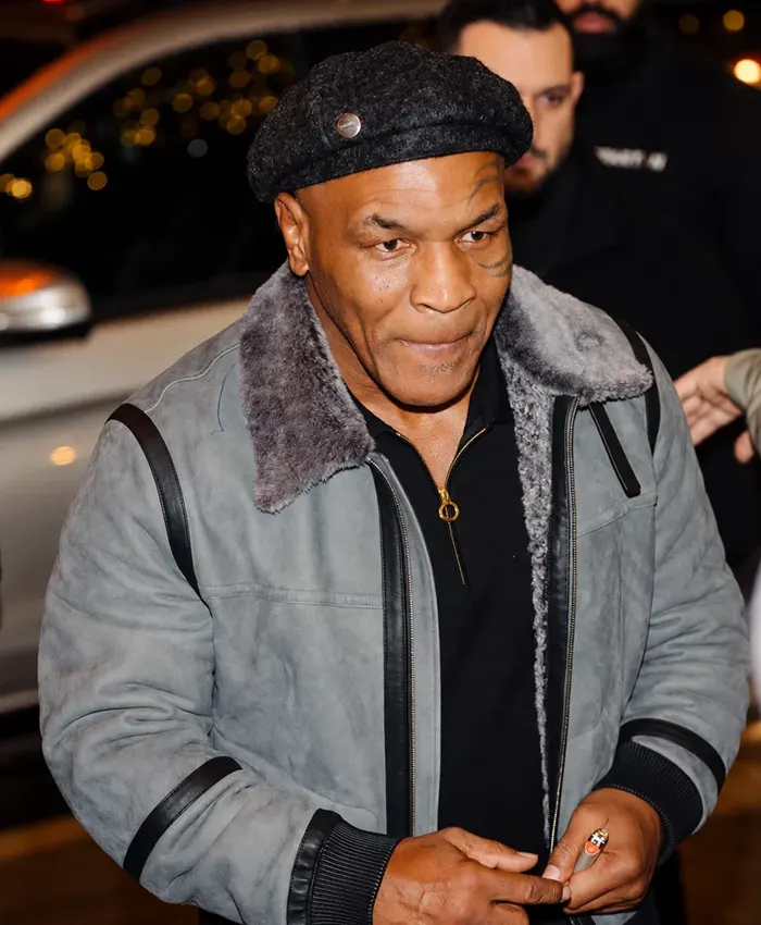 Dublin Mike Tyson Shearling Leather Jacket