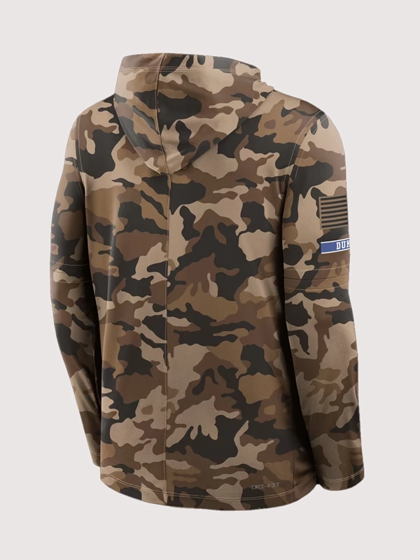 Duke Camouflage Sideline Short Sleeve Hoodie