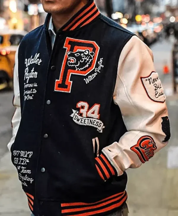 Dwyane Wade Walter Payton Sweetness Varsity Jacket