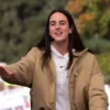 ESPN College GameDay Caitlin Clark Beige Jacket