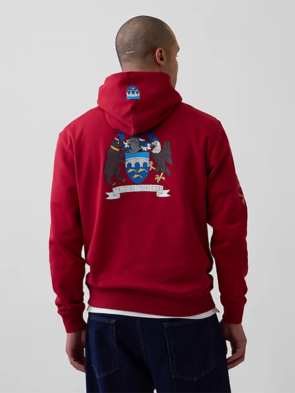Edward Crutchley GAP Baroque Graphic Fleece Hoodie