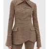 Emayatzy Corinealdi Reasonable Doubt Season 4 Brown Leather Coat