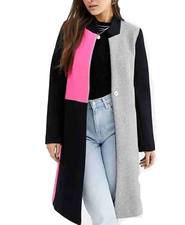 Emily In Paris Emily Cooper Color Block Coat